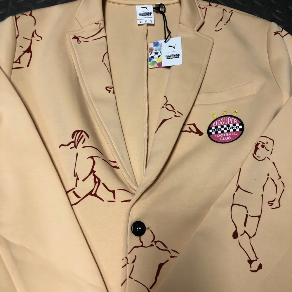 PUMA KIDSUPER STUDIOS Mens Tailored Jacket Sz XL - Picture 4 of 9
